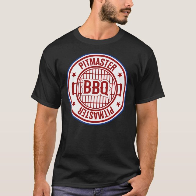 Bbq Pit Boys Pitmasters Officiell Logohellip White T Shirt (Framsida)