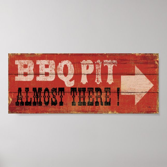 BBQ Pit Poster (Framsidan)