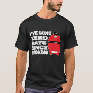 BBQ Pitmaster avslutar aldrig Rökning Rökare Kött T Shirt