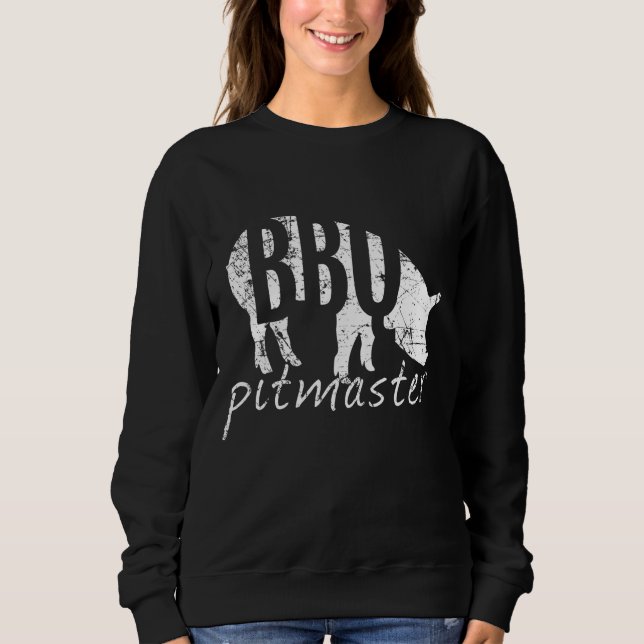 BBQ Pitmaster, Gris Grilling Grill Fars dag Gif T Shirt (Framsida)