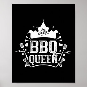 Bbq Queen Grill Kött Byrbecue Grilling Bbq Poster
