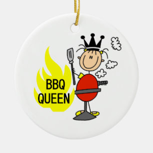 BBQ Queen Julgransprydnad Keramik