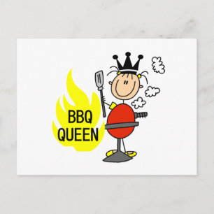 BBQ Queen Vykort