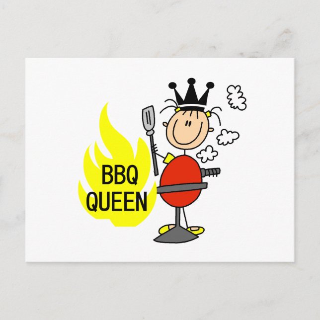 BBQ Queen Vykort (Framsida)