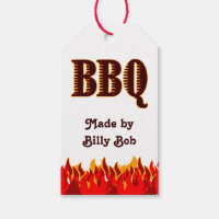 BBQ Red Flames Anpassningsbar Canning eller Gift M