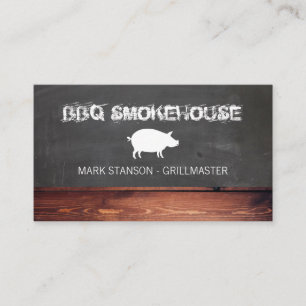 BBQ Restaurang/Gris Visitkort