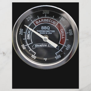 BBQ-rökare Perfekt för 225-gradens temperaturmätar Reklamblad