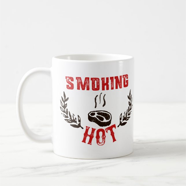 BBQ, Rökning och stödraster - RökHett Kaffemugg (Vänster)