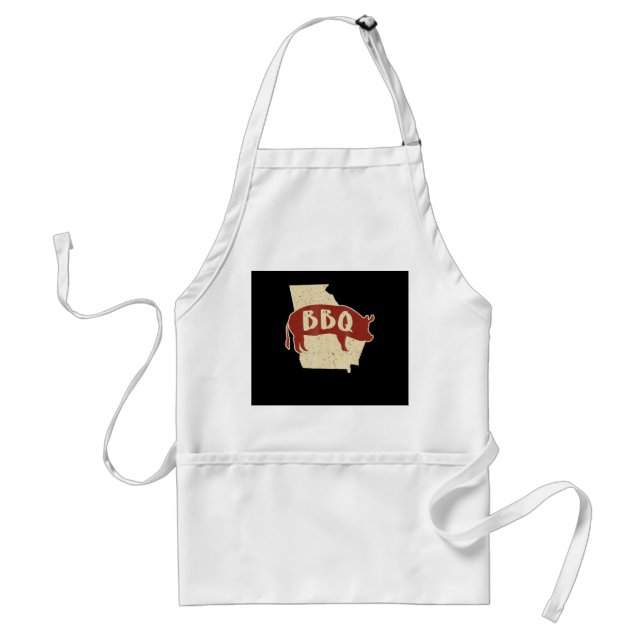 Bbq sauce | bänkkock | kött-kokgåva förkläde (Framsidan)