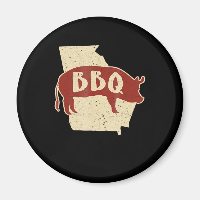 Bbq sauce | bänkkock | kött-kokgåva magnet (Framsidan)