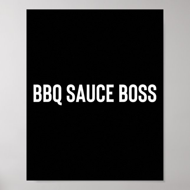 Bbq Sauce Chef Poster (Framsidan)
