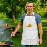 BBQ Skewers och Beer Summer Cookout Förkläde<br><div class="desc">Få redo att höja ditt svalspel med vår roligt och sjudande apron med en lekfull bild av två frostiga pintar av öl vid sidan av en munytlig platta av grillmat! Detta apron är perfekt för bak- och ankarplatser, skräddarsytt party eller kokande äventyr där smak och roligt kolliderar. Den är konstruerad...</div>