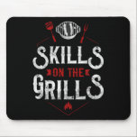 Bbq Smoker Skillers på galler Musmatta<br><div class="desc">Bbq Smoker Skillers på galler</div>