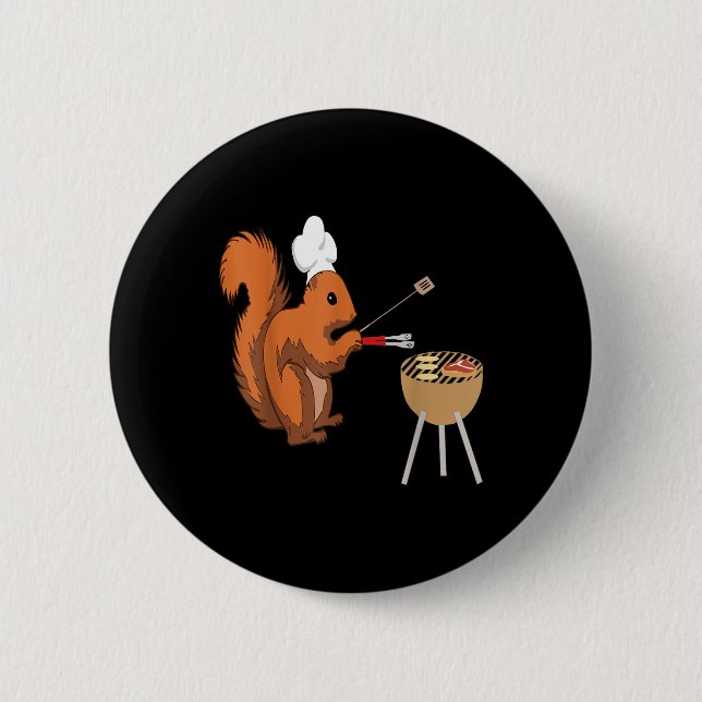Bbq Squirrel Grilling Cooking Grillmaster Sause Knapp (Framsida)