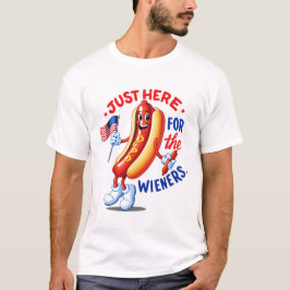 BBQ-stabben Rolig 4:e juli korv T Shirt