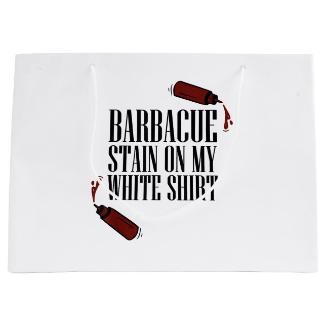 BBQ Stain på min vita (Framsidan)
