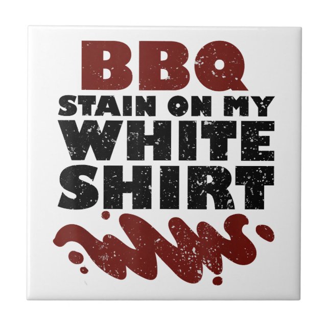 BBQ Stain på min vita Kakelplatta (Framsidan)