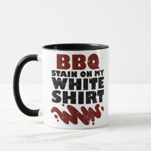 BBQ Stain på min vita Mugg