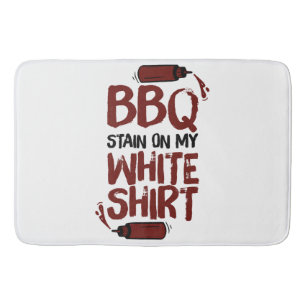 BBQ Stain på min vita premium Badrumsmatta
