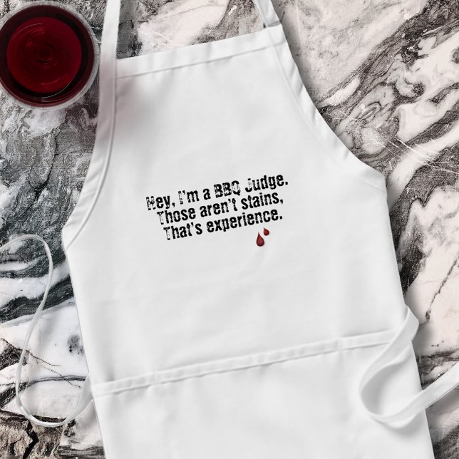 BBQ Stains VS Experience BBQ-domare Apron Förkläde (Skapare uppladdad)