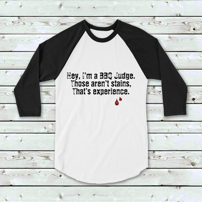BBQ Stains VS Experience BBQ-domare TShirt T-shirt (Skapare uppladdad)