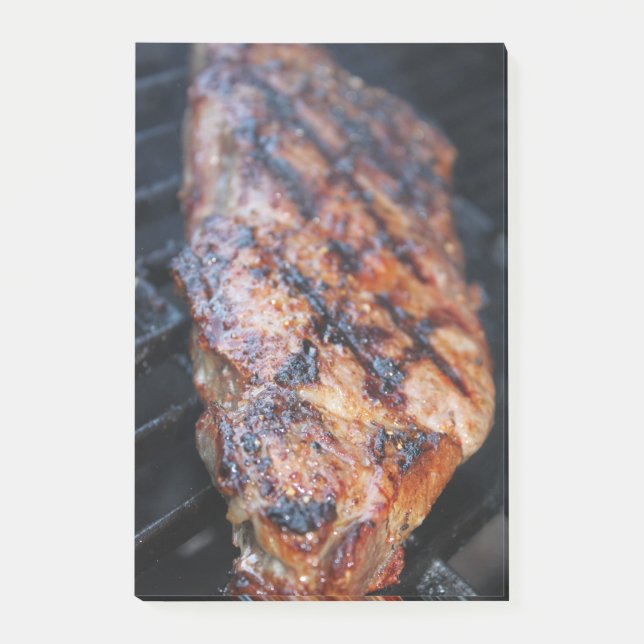 Bbq-Steak Post-it Block (Framsida)