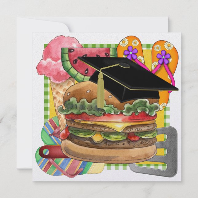 BBQ - Studenten / Varje dag! SRF Inbjudningar (Framsida)