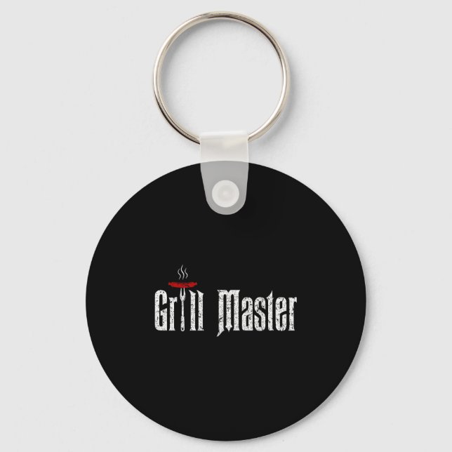 Bbq T Shirt Sayings , Grill Master Shirt, Gift For Nyckelring (Framsida)