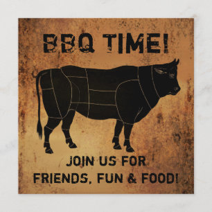 BBQ Time! Inbjudningar