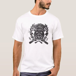 Bbq-vapensköld - ha på sig svart t shirt