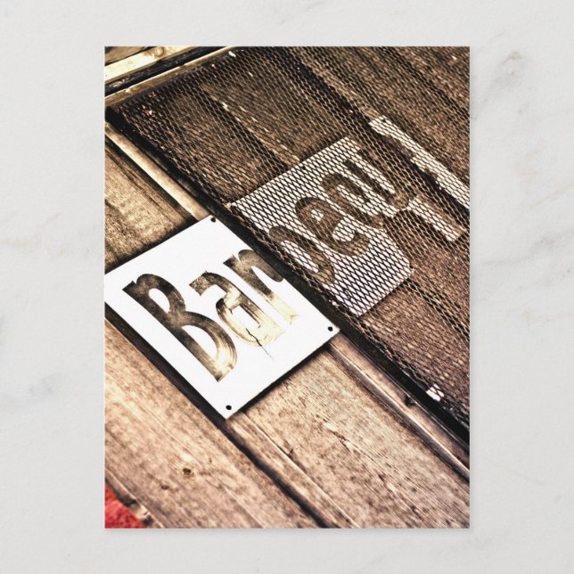 BBQ-vykort Vykort (Framsida)