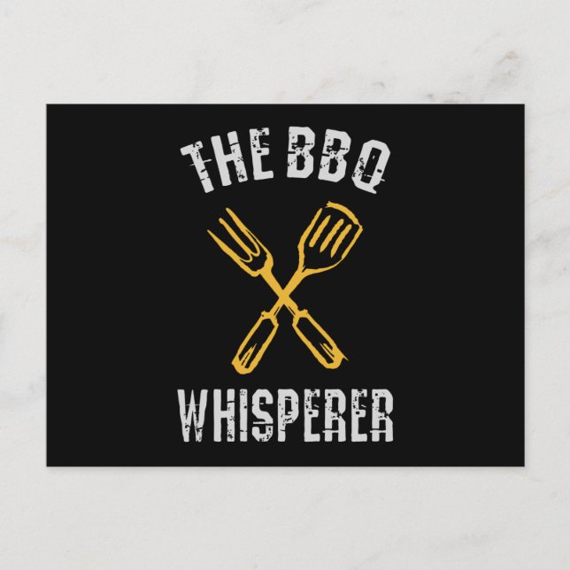 BBQ Whisperer Vykort (Framsida)