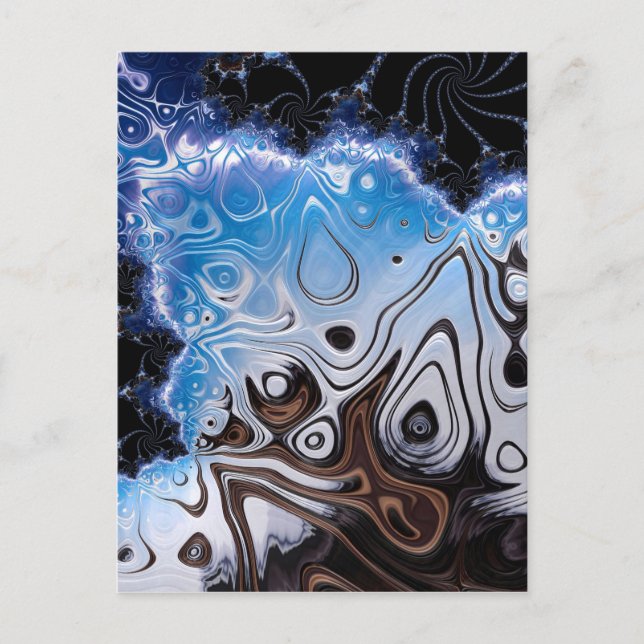 BBQSHOES: Fractalkonstdesign 103985 Vykort (Framsida)