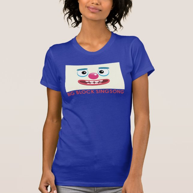 BBSS-clownkvinna T-tröja T-shirt (Framsida)