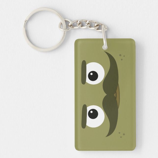 BBSS Moustachios #1 Keychain (Framsidan)