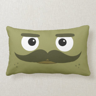 BBSS Moustachios #1 kudder (21" x13") Lumbarkudde