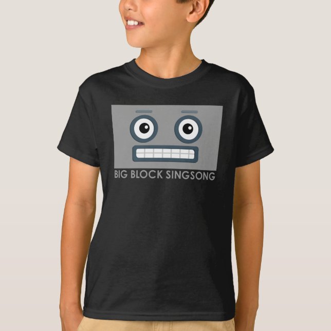 BBSS-robotunge T-tröja T-shirt (Framsida)