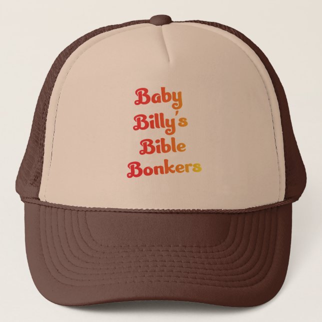Bby billy's bible bonkers keps (Framsida)