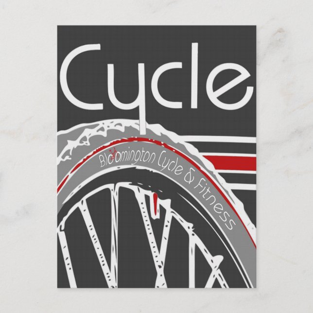 BC&F Cykelvykort Vykort (Framsida)