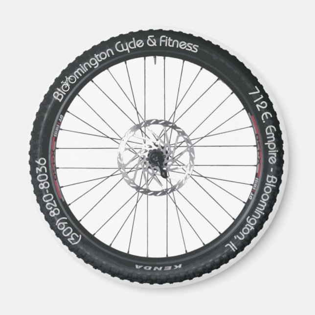 BC&F-hjulmagnet Magnet (Framsidan)