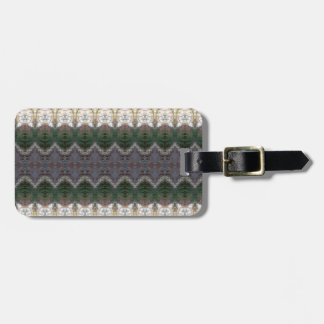 BC Fall Träd Ikat 9 Passport Holder Bagagebricka