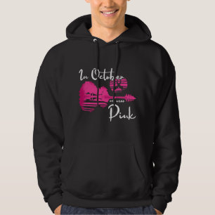 BC I oktober Bära Rosa Breast Cancer Awareness Hoodie