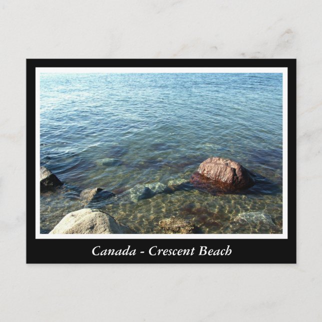 BC, Kanada,kustnära strand Vykort (Framsida)