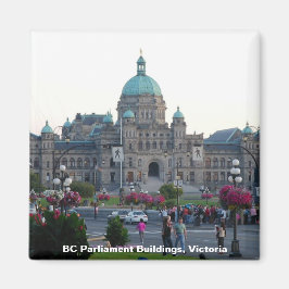 BC Parliament Byggnad/Victoria BC Kanada Magnet