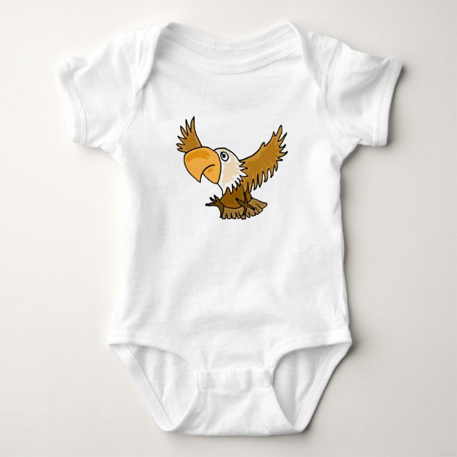BC- rolig örnbabydräkt T Shirt (Framsida)