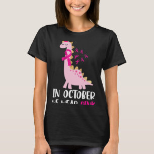 BC Survivor in oktober Vi Bära Rosa Breast Cancer T Shirt