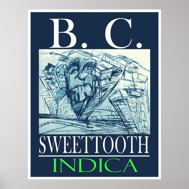 BC SWEETTOOTH INDICA POSTER (Framsidan)