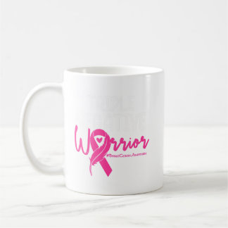 BC Triple Negativ Warrior Rosa Ribbon Breast Canc Kaffemugg
