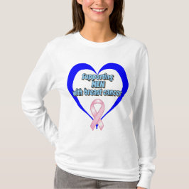 BCA - Cancer för manar w/breast Tee Shirt