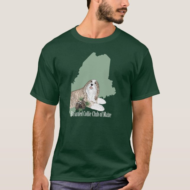 BCCME-rund hals (mörkfärger) Tee Shirt (Framsida)